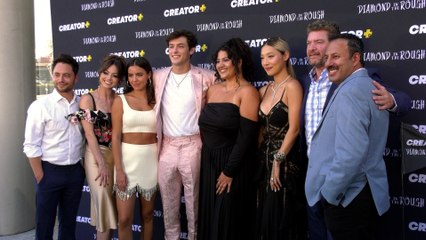 The Cast of "Diamond in the Rough" Pose Together at their LA Premiere