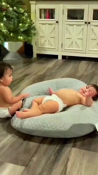 Shorts  Funny babies funny baby video twin babies laughing Funniest TWIN BABIES