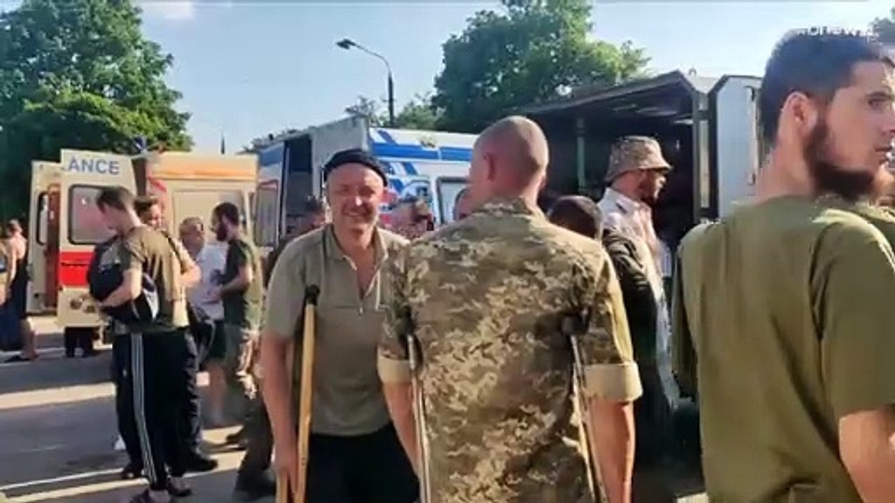 144 Kriegsgefangene sind zurück in der Ukraine