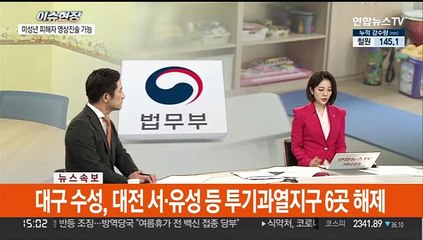 [속보] 대구 수성, 대전 서·유성 등 투기과열지구 6곳 해제