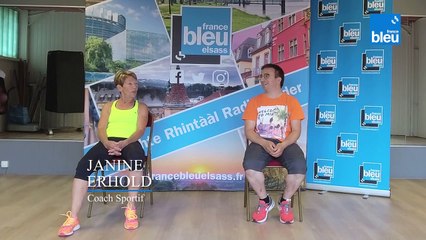 La minute sport avec Janine- Squats avec une chaise