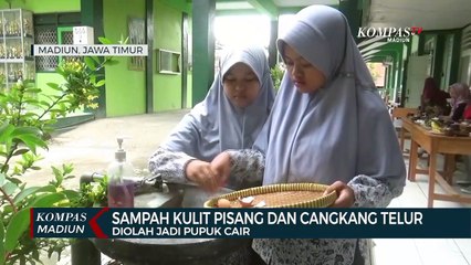 Descargar video: Sampah Kulit Pisang Dan Cangkang Telur Diolah Jadi Pupuk Cair