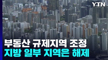국토교통부, 규제지역 지정 일부 해제...서울·세종은 유지 / YTN