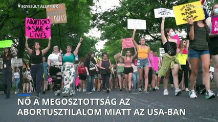 A megosztottság útjára löki az abortusztilalom az amerikai társadalmat
