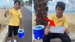 13 yaşındaki Alperen, su ve limonata satıp gelirini Mehmetçik Vakfı'na bağışlıyor