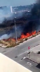 Incendio a San Valentino Andria