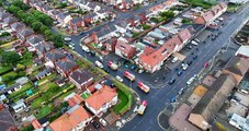 Fire in Harrington Avenue, Blackpool on Thursday, June 30, 2022