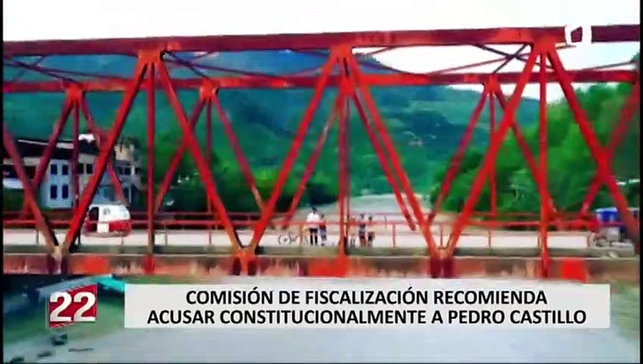 Comisión de Fiscalización recomienda acusar constitucionalmente a Pedro Castillo
