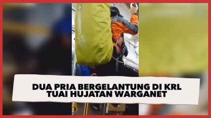 Dua Pria Bergelantungan di KRL Viral, Aksinya Panen Hujatan