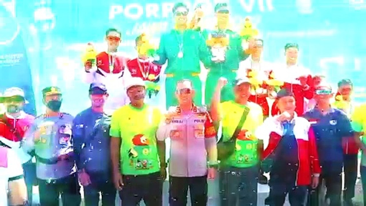 Kapolres Situbondo TINJAU PENGAMANAN PORPROV VII JAWA TIMUR CABOR VOLI PANTAI DI PASIR PUTIH SITUBONDO