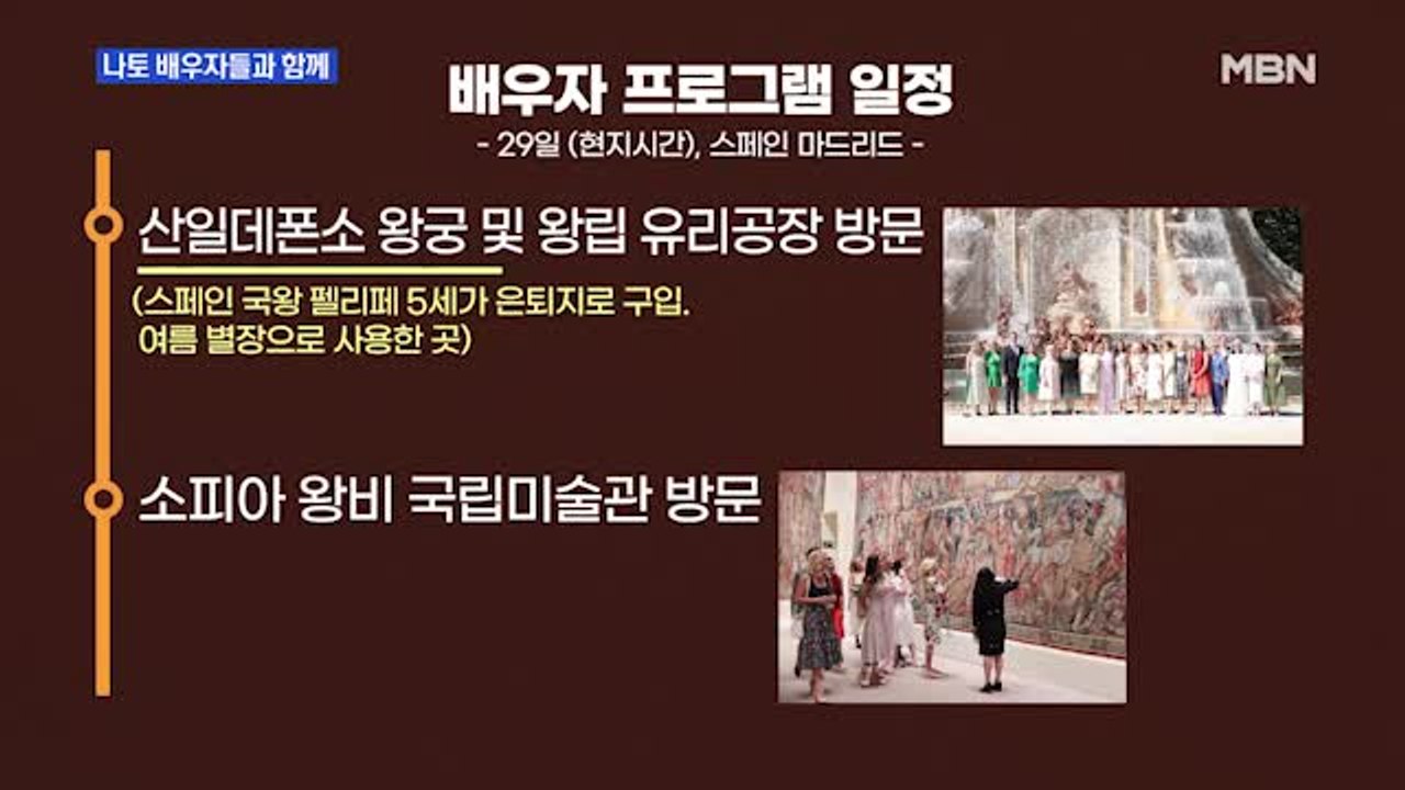 MBN 뉴스파이터-'외교 데뷔' 김건희 여사, 스페인 왕비에 "우린 동갑"
