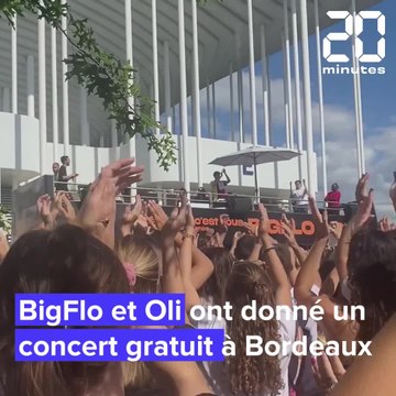 BigFlo et Oli en concert surprise à Bordeaux
