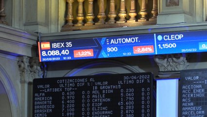El IBEX 35 cae el 1,31 % y eleva las pérdidas de junio por encima del 8 %