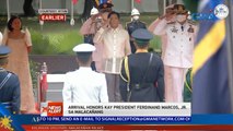 Arrival honors kay President Ferdinand Marcos, Jr. sa Malacañang | 24 Oras News Alert