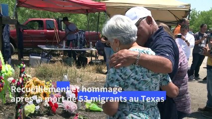 Etats-Unis: recueillement après la tragédie des migrants retrouvés morts dans un camion