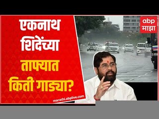 Eknath Shinde convoy:प्रचंड सुरक्षेत एकनाथ शिंदे मुंबई विमानतळावरुन राजभवनकडे रवाना