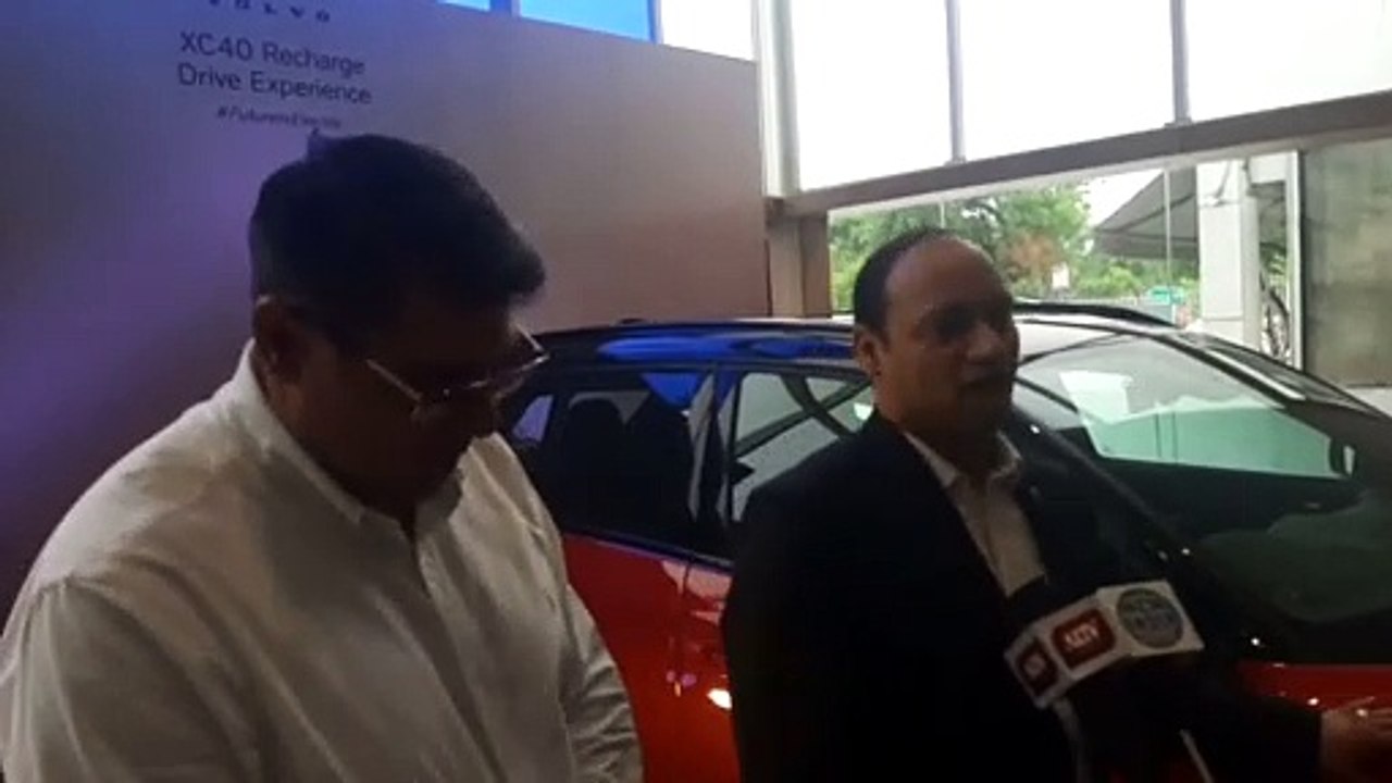 वोल्वो की पहली इलेक्ट्रिक कार XC40 Recharge का जयपुर में प्रदर्शन