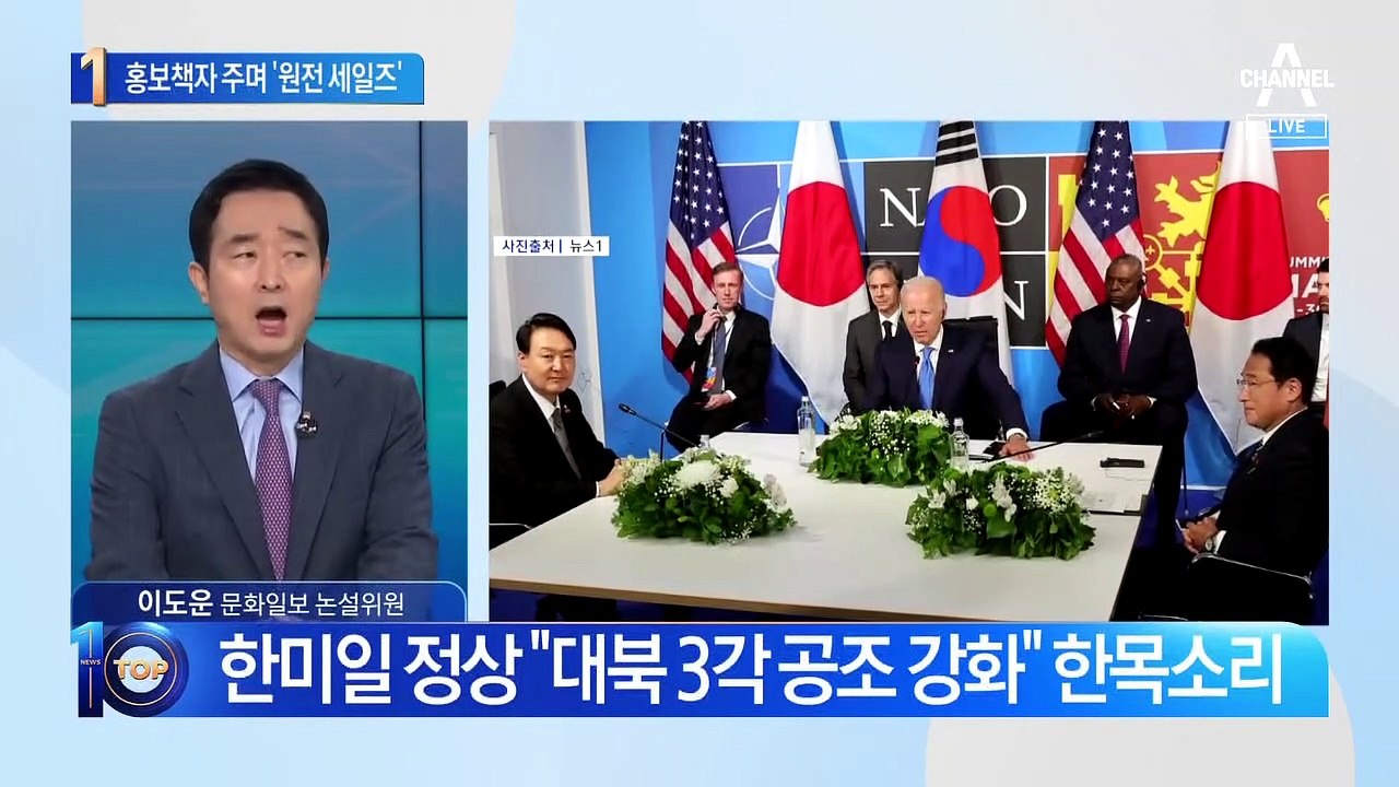 정상회담서 홍보책 건네며…尹 대통령 ‘원전 세일즈’