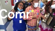 Clowns back at Brazilian hospital after COVID-19