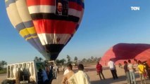 الاحتفال بذكرى ثورة 30 يونيو في سماء الأقصر عبر رحلات البالون الطائر