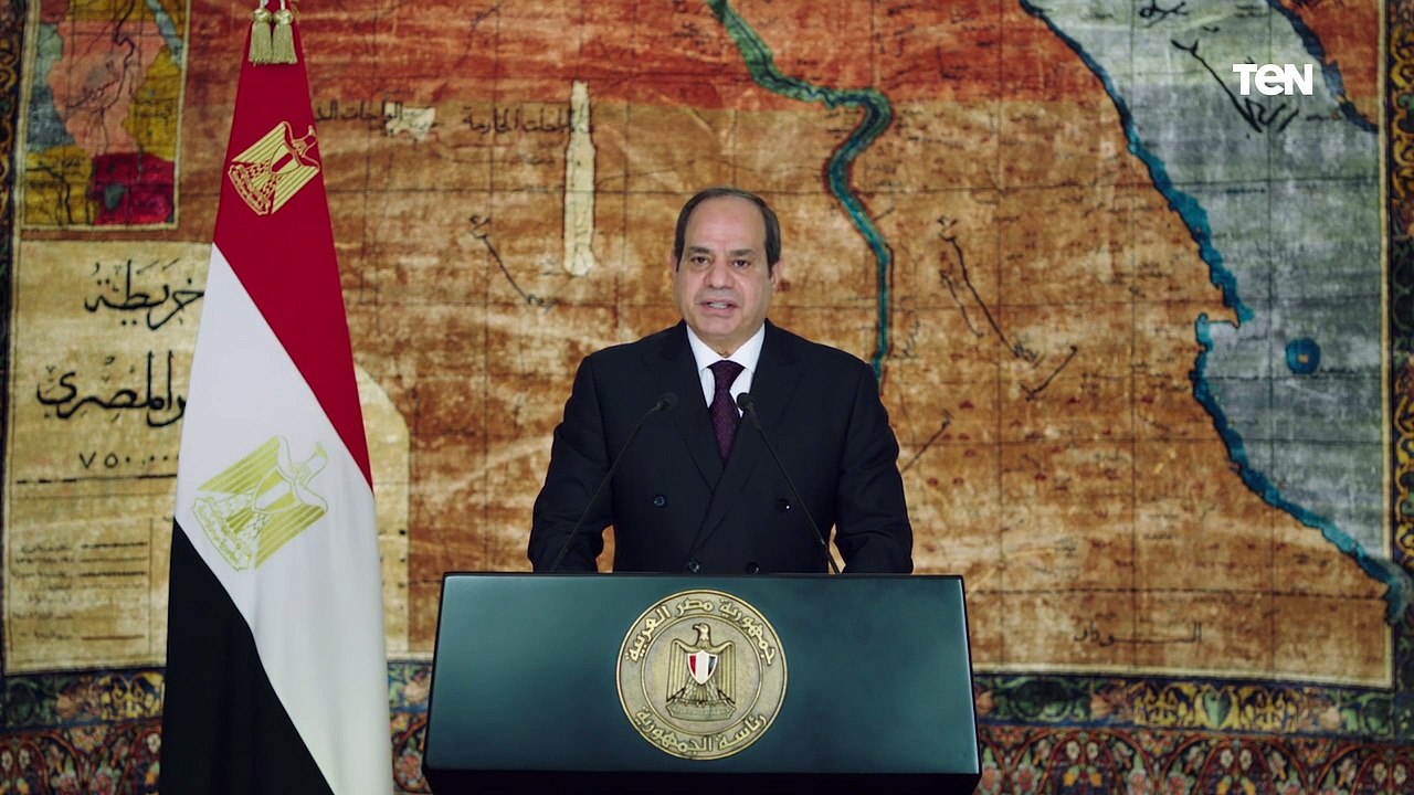 كلمة الرئيس السيسي بمناسبة الاحتفال بذكرى ثورة...