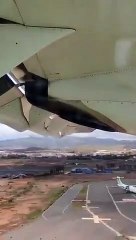 Aterrizaje en aeropuerto de Gando, Gran Canaria