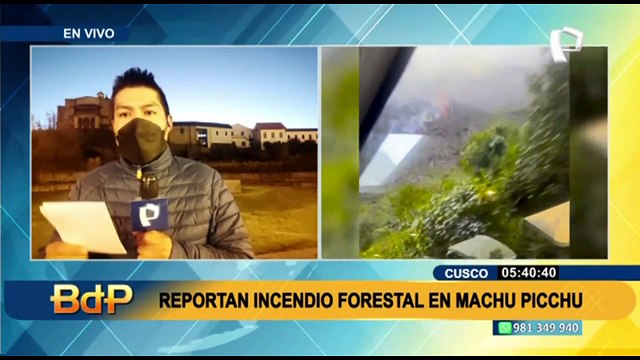 Cusco: Incendio forestal en Machu Picchu deja afectadas 30 hectáreas cerca al complejo arqueológico
