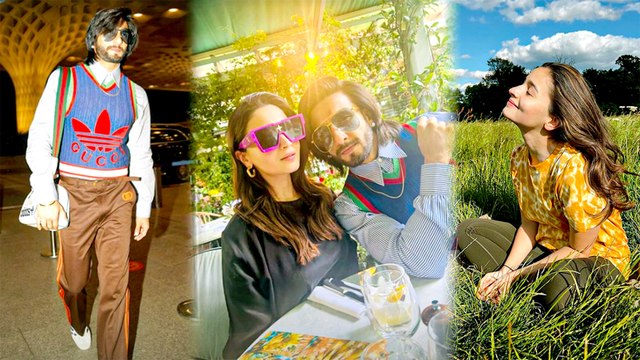 Alia Bhatt Spends A Day With Karan Johar And Co-Star Ranveer Singh