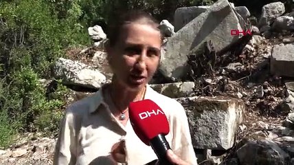 Kent merkezindeki 1800 yıllık yaşam alanı, talan edildi