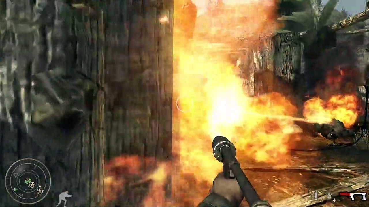Call of Duty: World at War Campaign Gameplay #6 Burn 'em Out