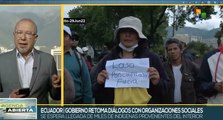 Autoridades de Ecuador acceden a nuevo diálogo con organizaciones sociales