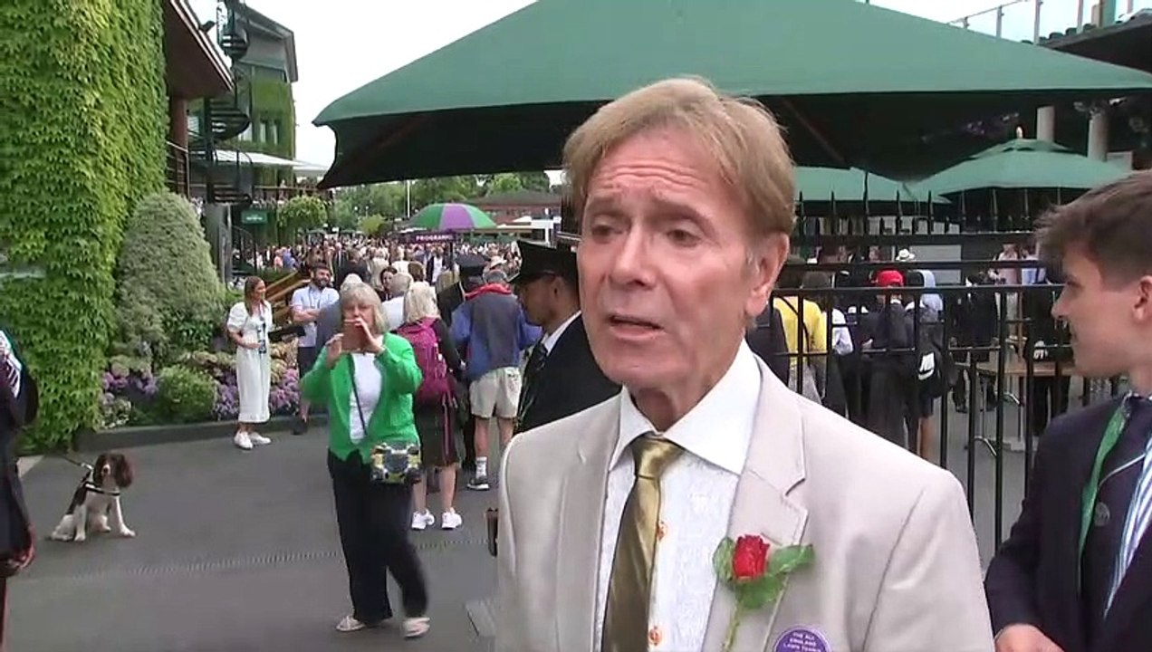 Cliff Richard on Murray and Raducanu exits at Wimbledon