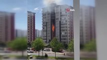Son dakika haber | Diyarbakır'da korkutan yangın...Alevler apartmanı sardı