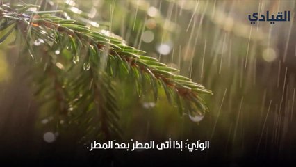 اسماء المطر