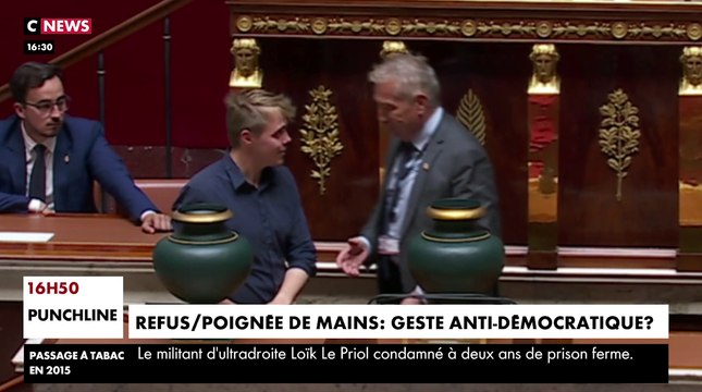 Zapping du 30/06 : Refus de serrer la main, ce geste qui ne passe pas pour cet élu RN