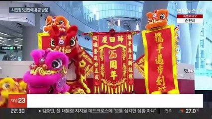 5년만에 홍콩 찾은 시진핑…"일국양제 견지"