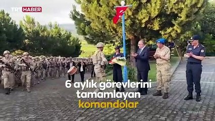 Yurda dönen komandolar coşkuyla karşılandı