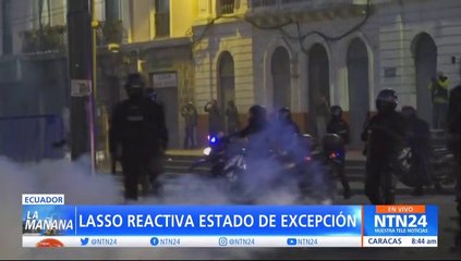 Gobierno ecuatoriano decretó estado de excepción por tercera vez