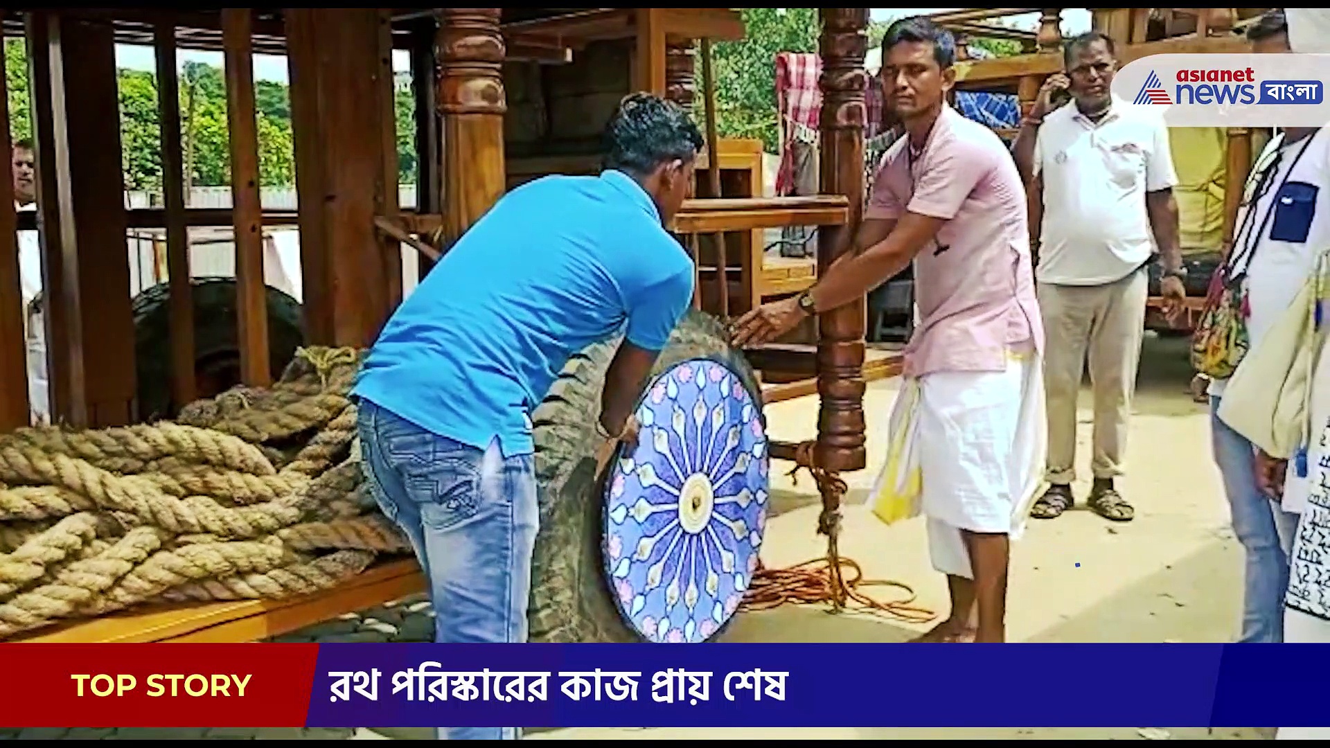 জোর কদমে মায়াপুর ইসকনের রথযাত্রার প্রস্তুতি