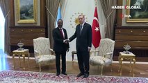 Cumhurbaşkanı Erdoğan, Somali Cumhurbaşkanı Mahmud'u resmi törenle karşıladı