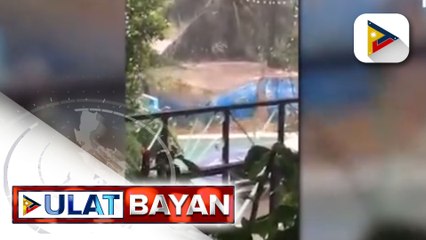 Bakod ng resort sa Pagadian City, Zamboanga Del Sur, nagiba dahil sa pag-apaw ng baha