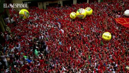 El emotivo discurso de Juan Carlos Unzué en el chupinazo de los Sanfermines 2022