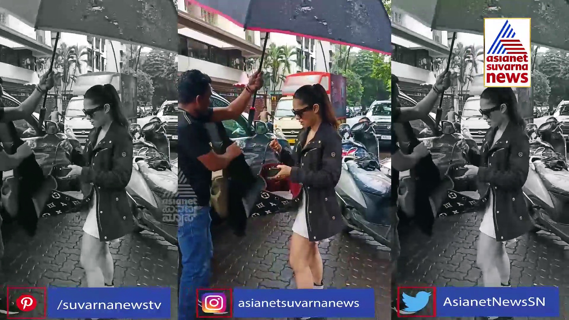 ಫೋಟೋ ಪ್ಲೀಸ್ ಎಂದ ಪಾಪರಾಜಿಗಳಿಗೆ ಪೋಸ್‌ ಕೊಟ್ಟ ಪೂನಂ ಪಾಂಡೆ!