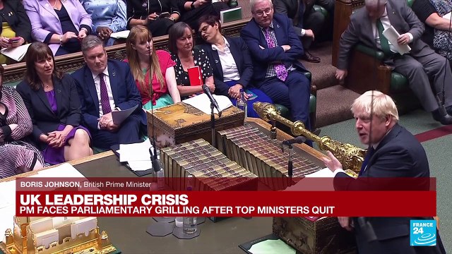 REPLAY: UK's Johnson vows to stay on despite top tier resignations