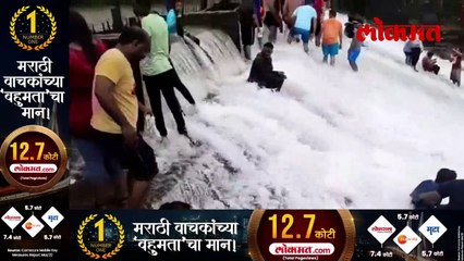 चलो लोणावळा!  प्रसिद्ध भुशी धरण ओव्हरफ्लो