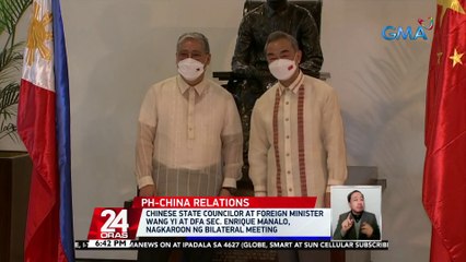 Chinese State Councilor at Foreign Minister Yi at DFA Sec. Manalo, nagkaroon ng bilateral meeting