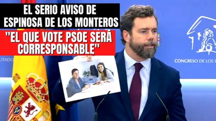 El aviso de Espinosa de los Monteros (VOX) con la memoria histórica: “El que vote al PSOE será corresponsable”