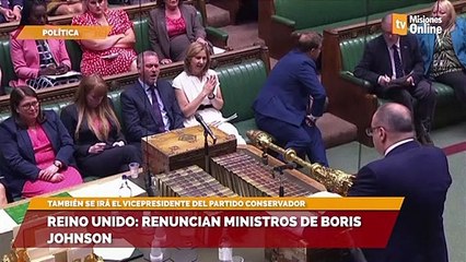 Reino Unido: renuncian ministros de Boris Johnson