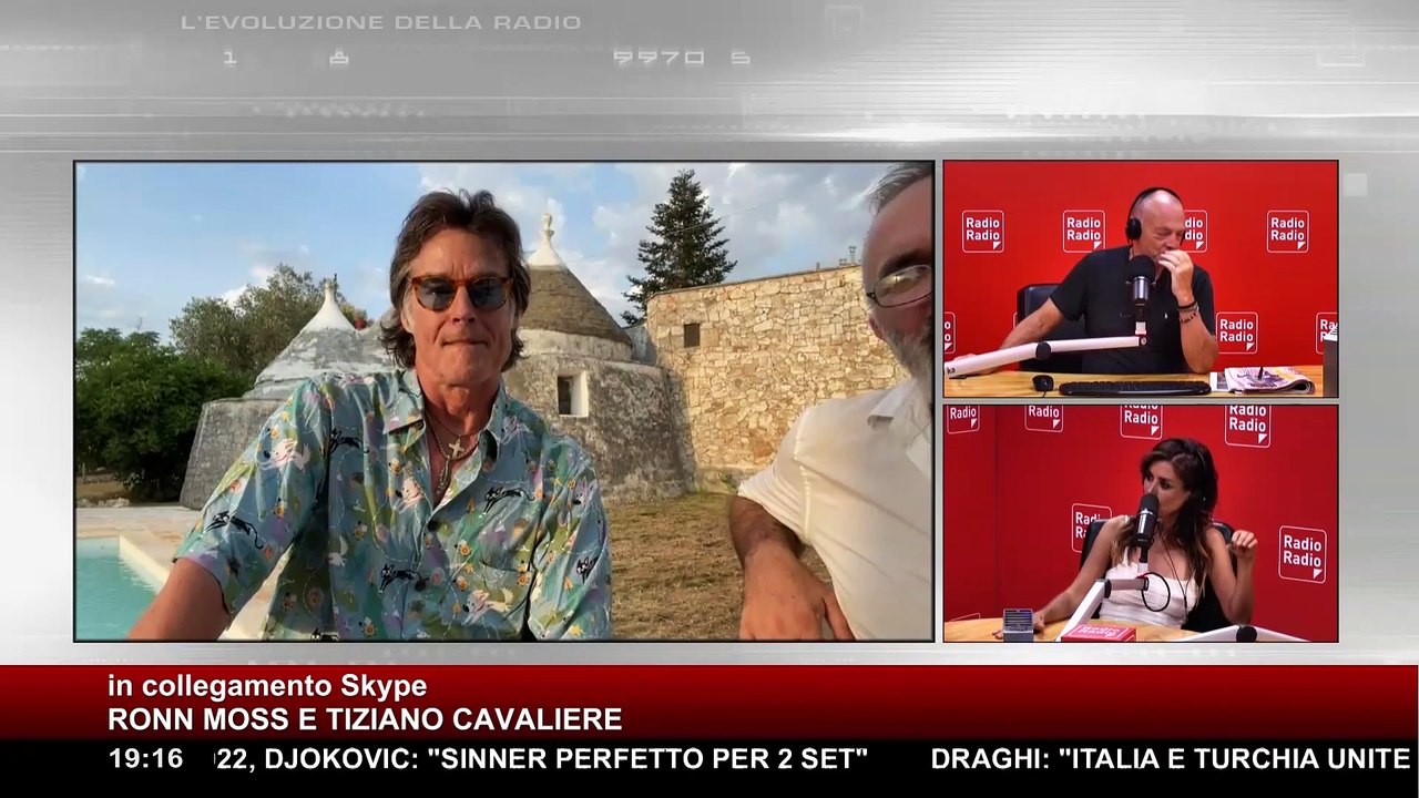 Ronn Moss parla alla radio per la prima volta ▷ "Vivo in Puglia, gli Usa ormai sono alla deriva"