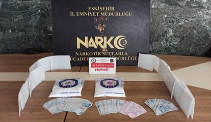 Eskişehir'de iki valizin astarlarının içine gizlenmiş uyuşturucu ele geçirildi